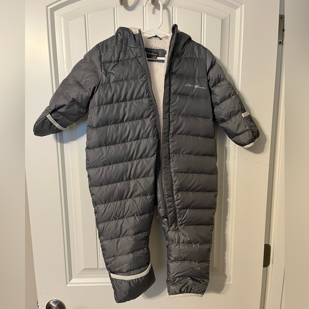 Eddie Bauer Infant Down Snowsuit- Size 12M